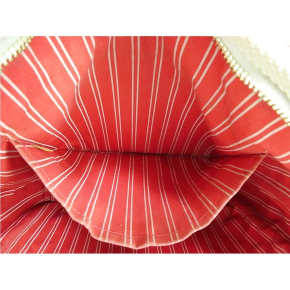 Louis Vuitton Tan Tote with Red Straps - Picture 12 of 16